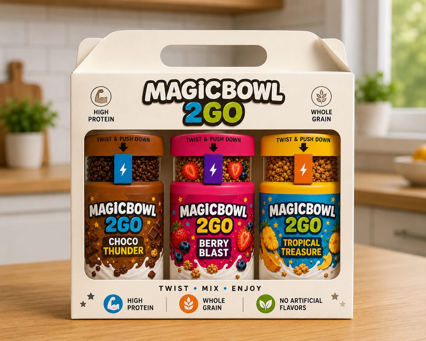 Magic Bowl: The World’s First Self-Mixing Cereal Cup