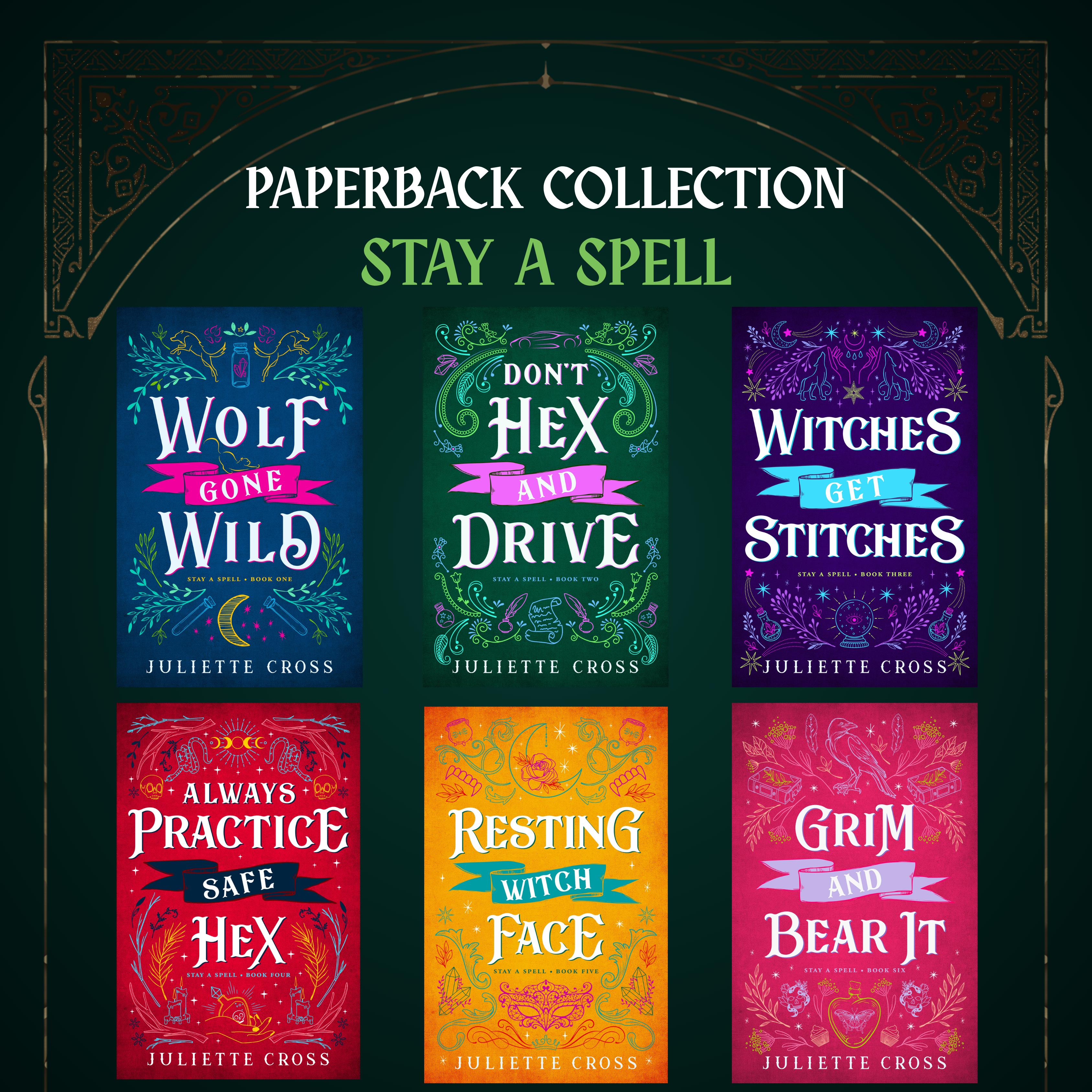 Signed Paperback Set: STAY A SPELL