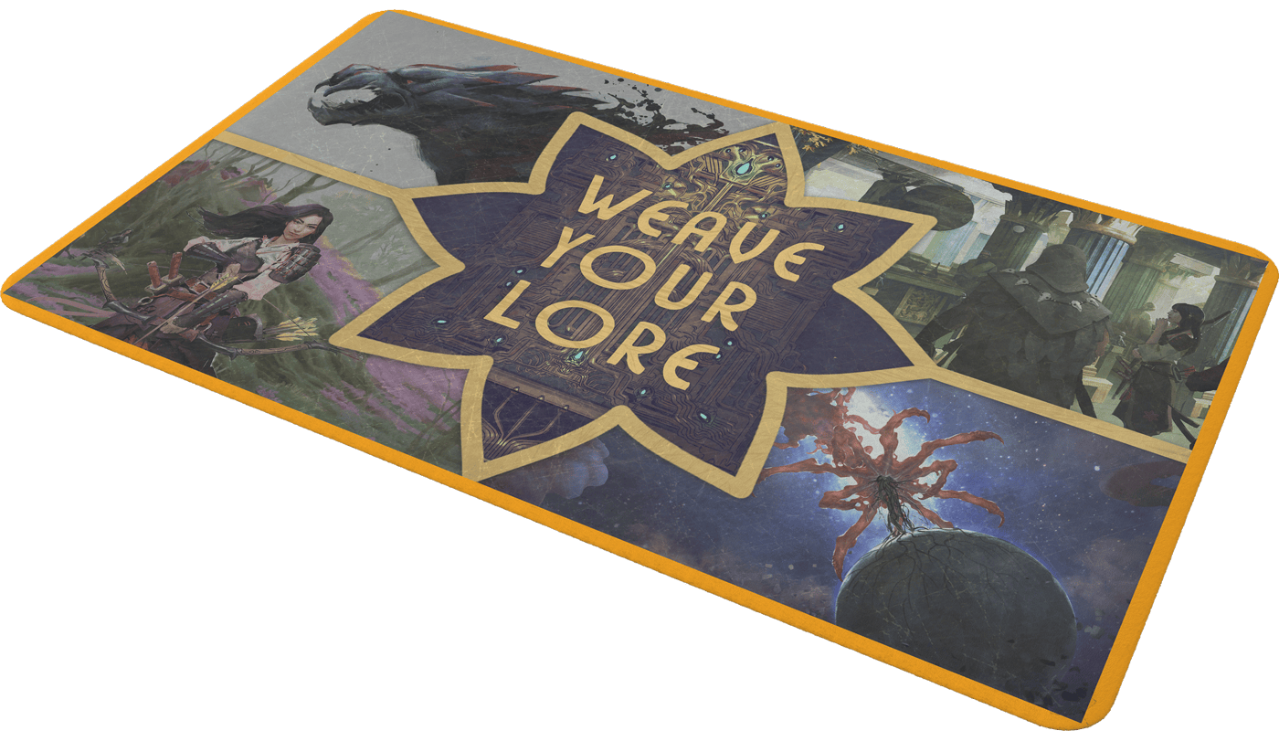 "Weave Your Lore" Playmat