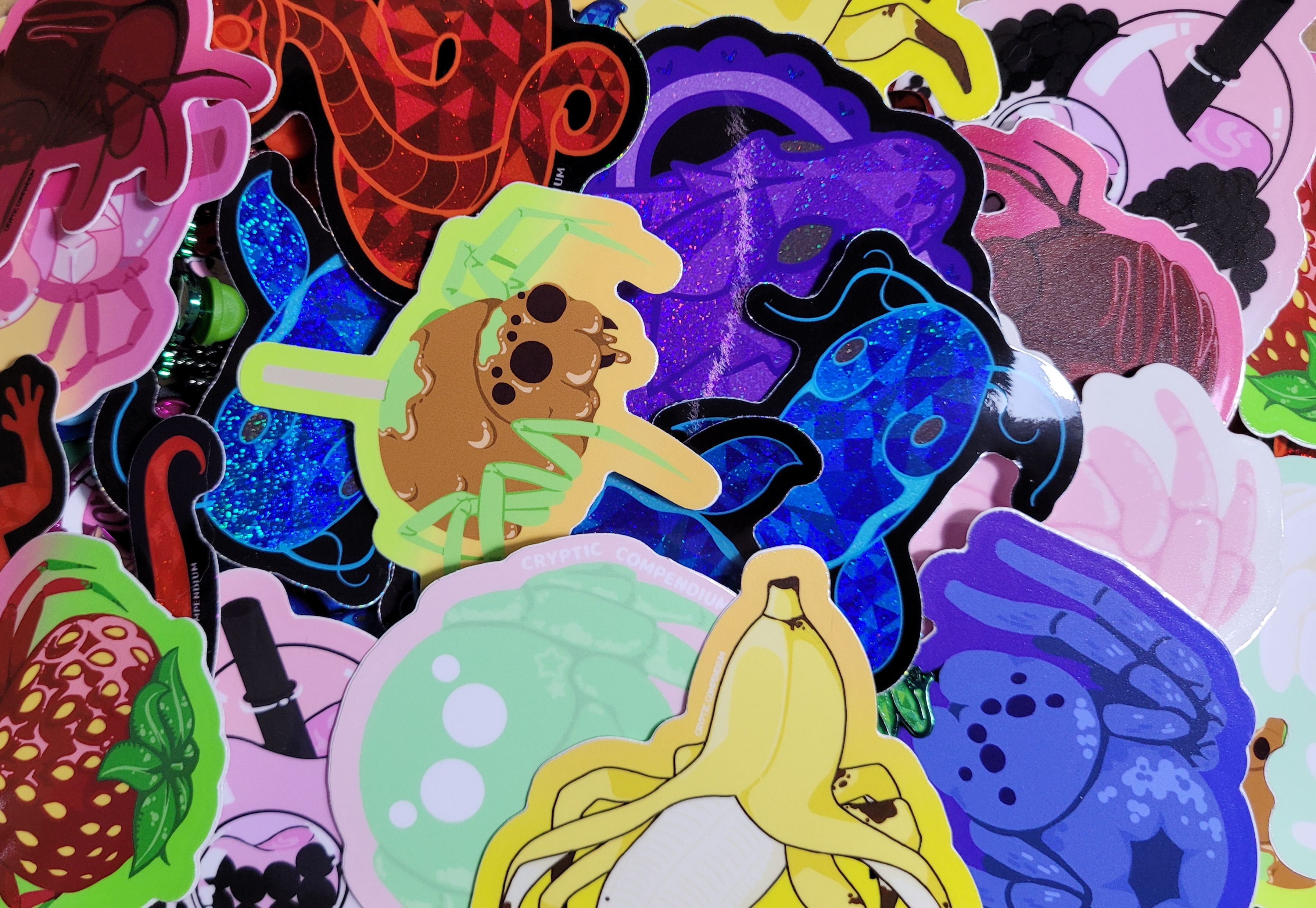 CRYPTIC COMPENDIUM: 6-Sticker Grab Bag