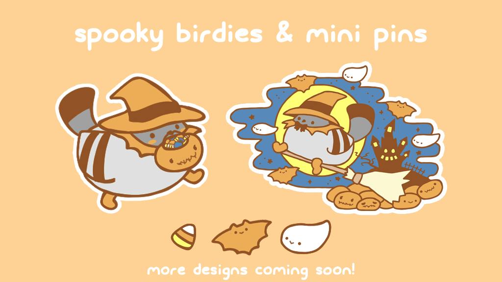 Spooky Birdies and Mini Pins