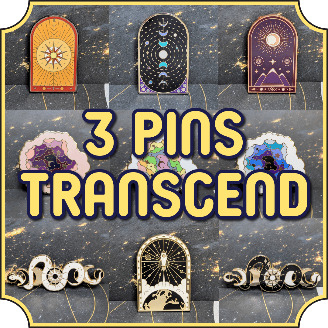 3 Transcend Pins Bundle