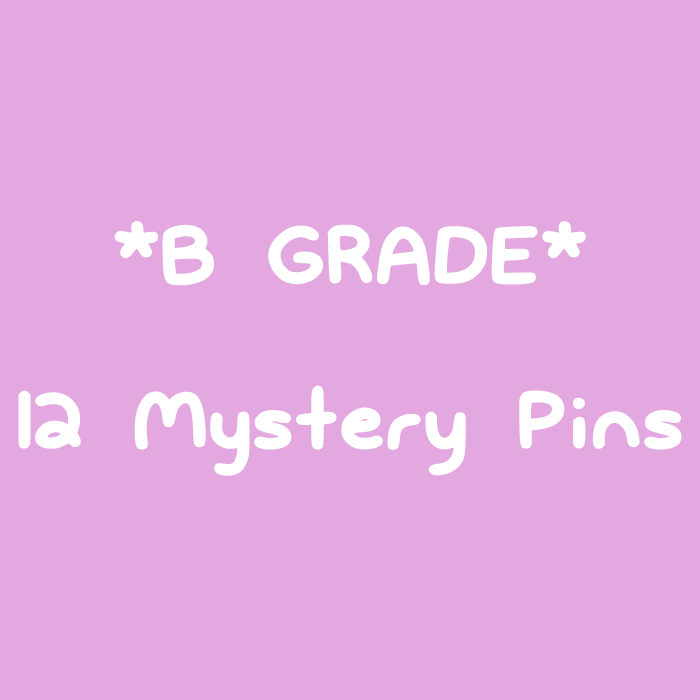 12 Mystery B Grade Pins