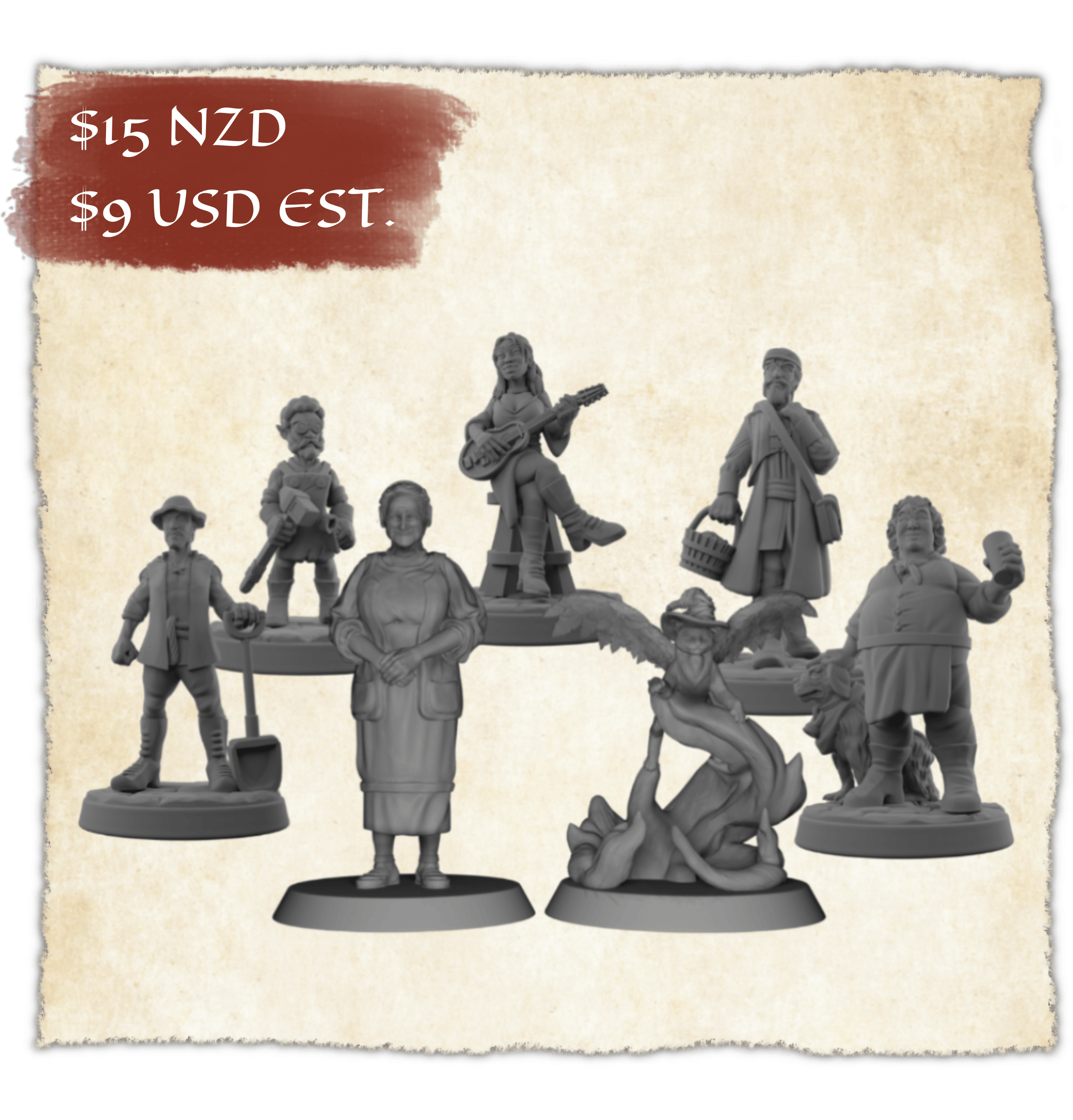 Innkeeper - Just the Miniatures