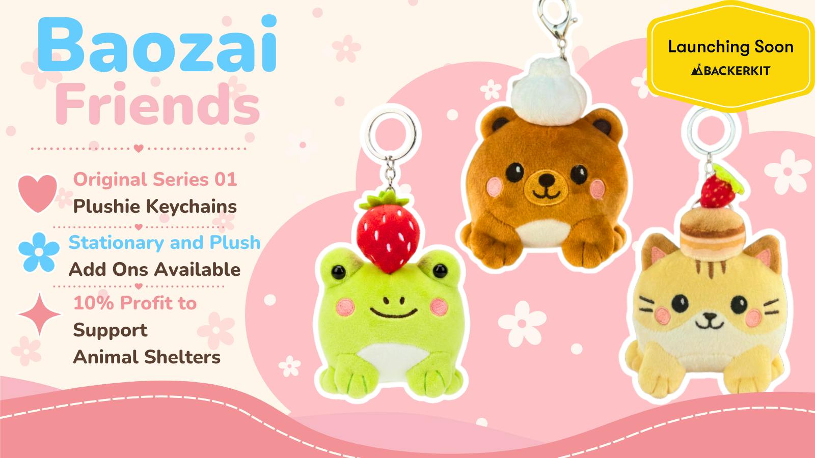 Launch Party | Baozai Friends: Plushie Keychain Originals - BackerKit