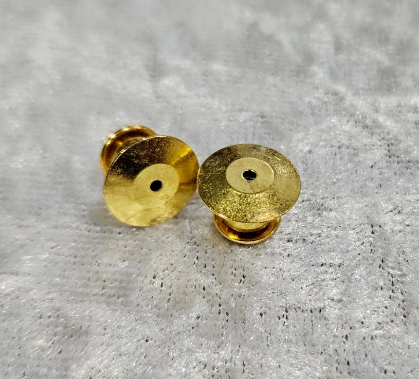 Two Locking Pin Backs - Keep Your Pins Safe!