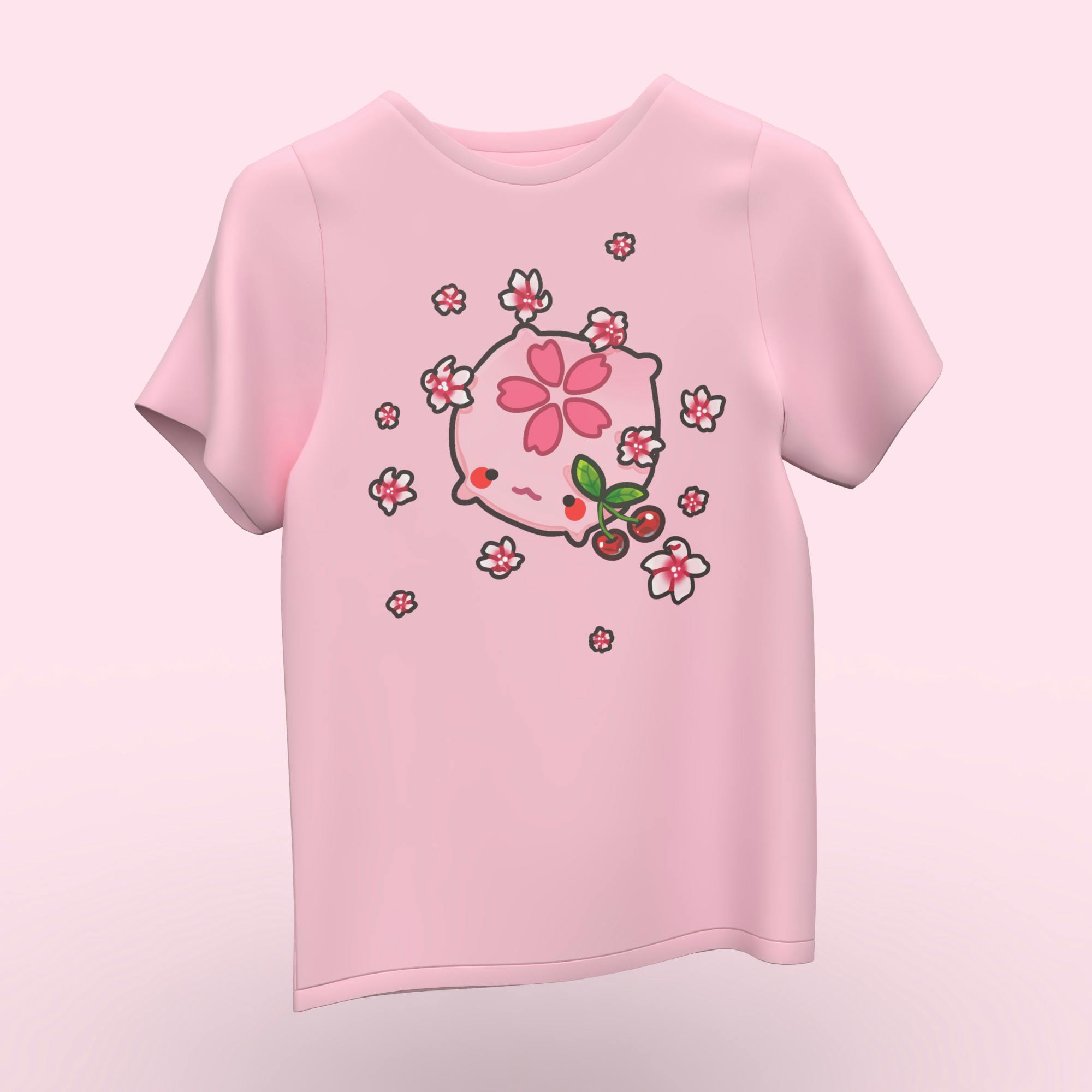 Cherry Blossom Frog T Shirt