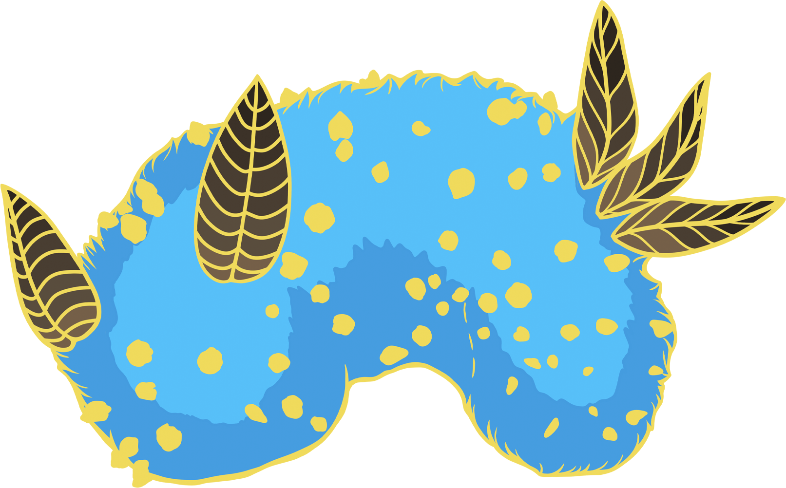 Blue Sea Bunny Mini Pin	