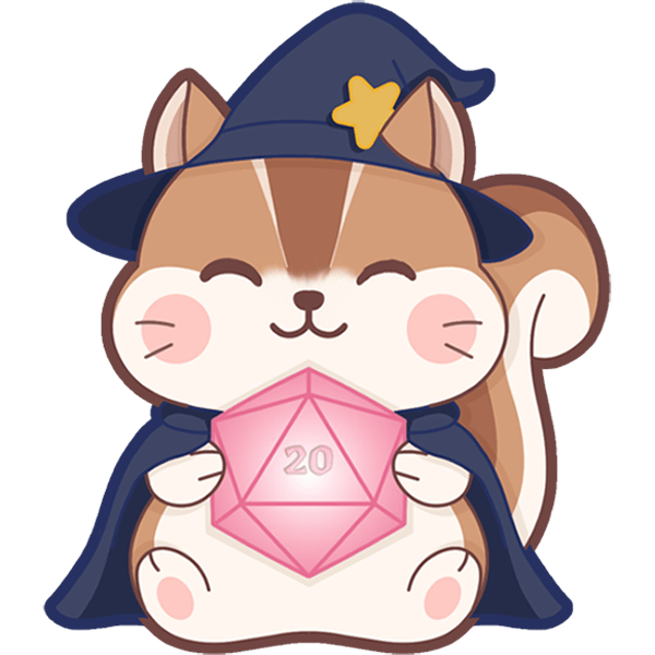 Wizard Gullyfluff with D20 3 inch Sticker