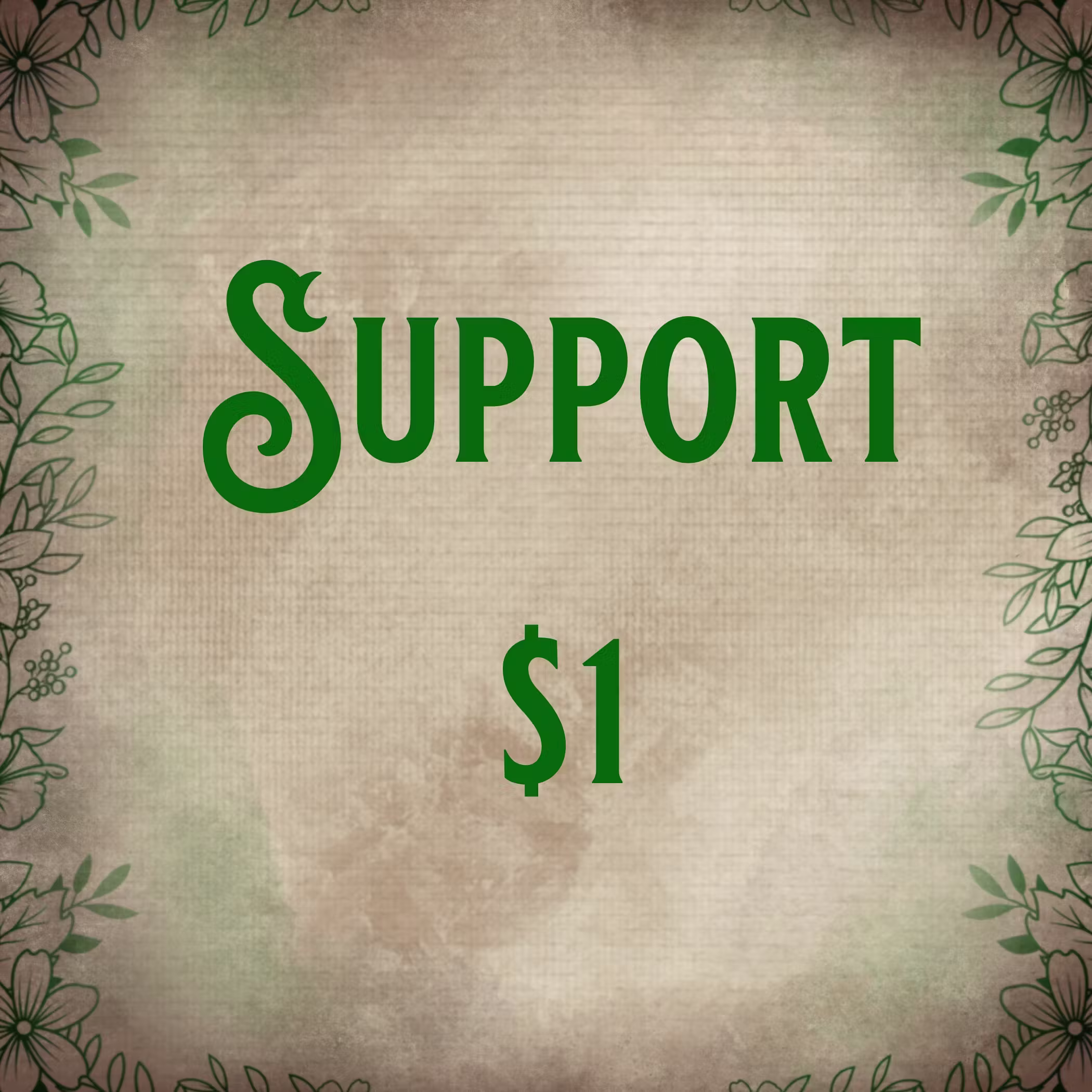 1$ Support Tier