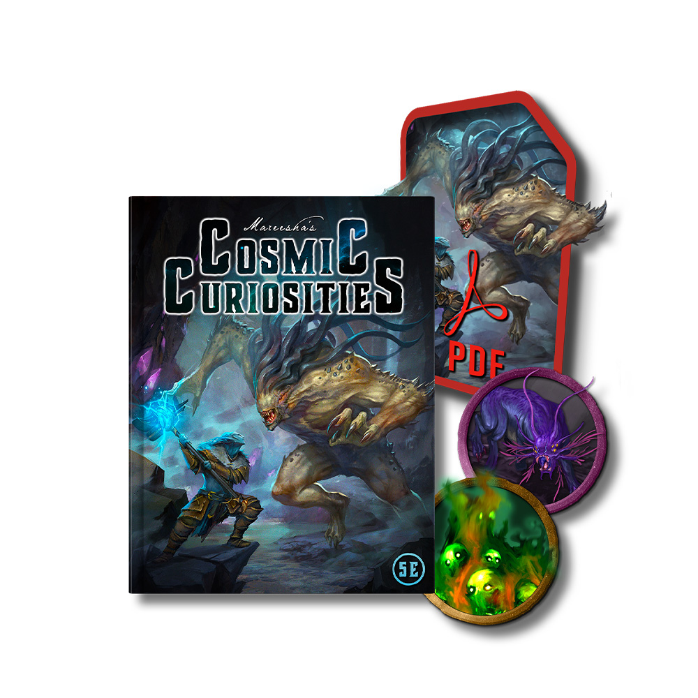 Mareesha's Cosmic Curiosities Hardcover + PDF