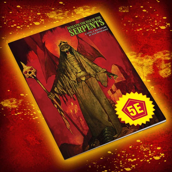 5E edition, Beneath the Isle of Serpents (Print+PDF)