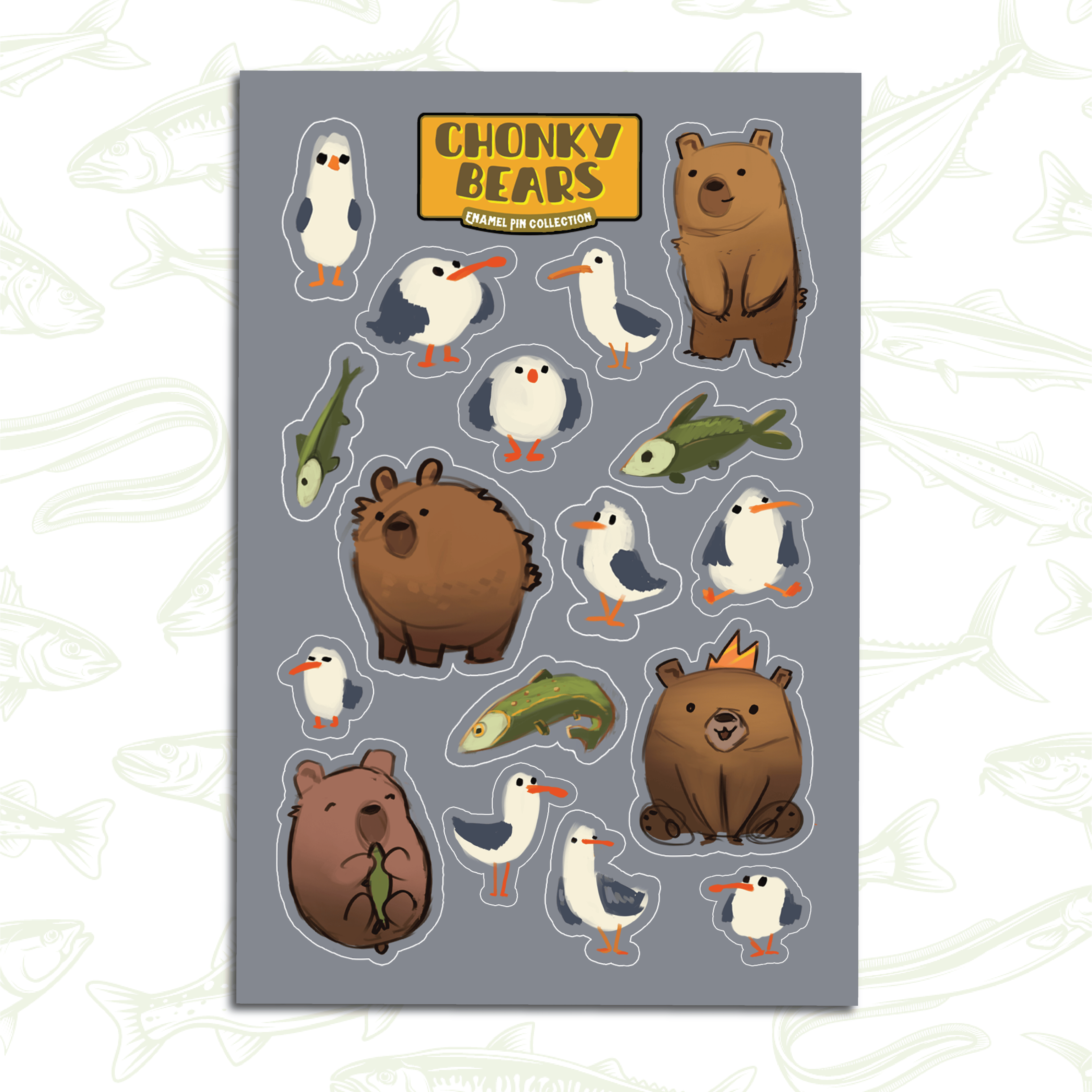 Sticker Sheet | Bears & Gulls