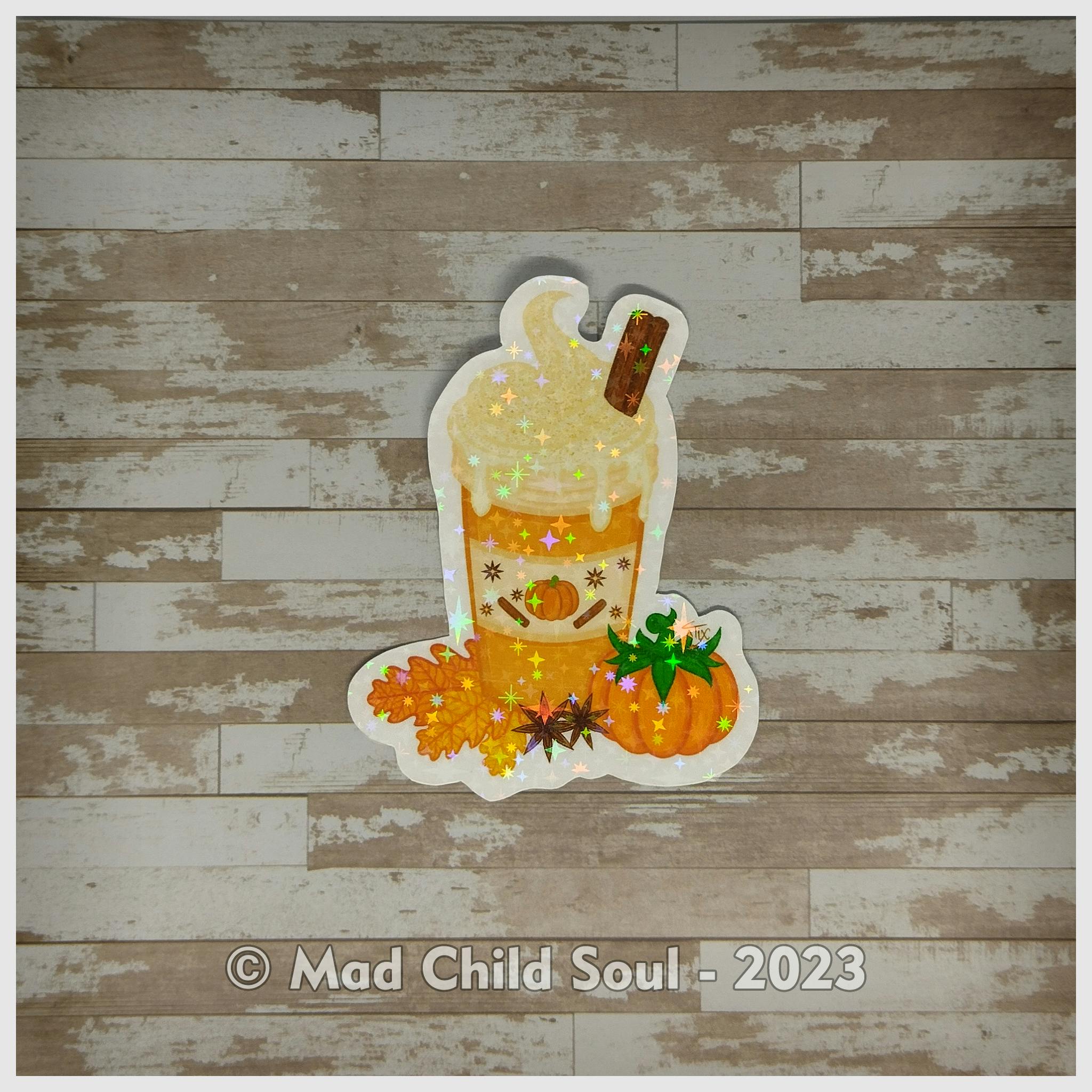 1x STICKER : Pumpkin Spice Latte