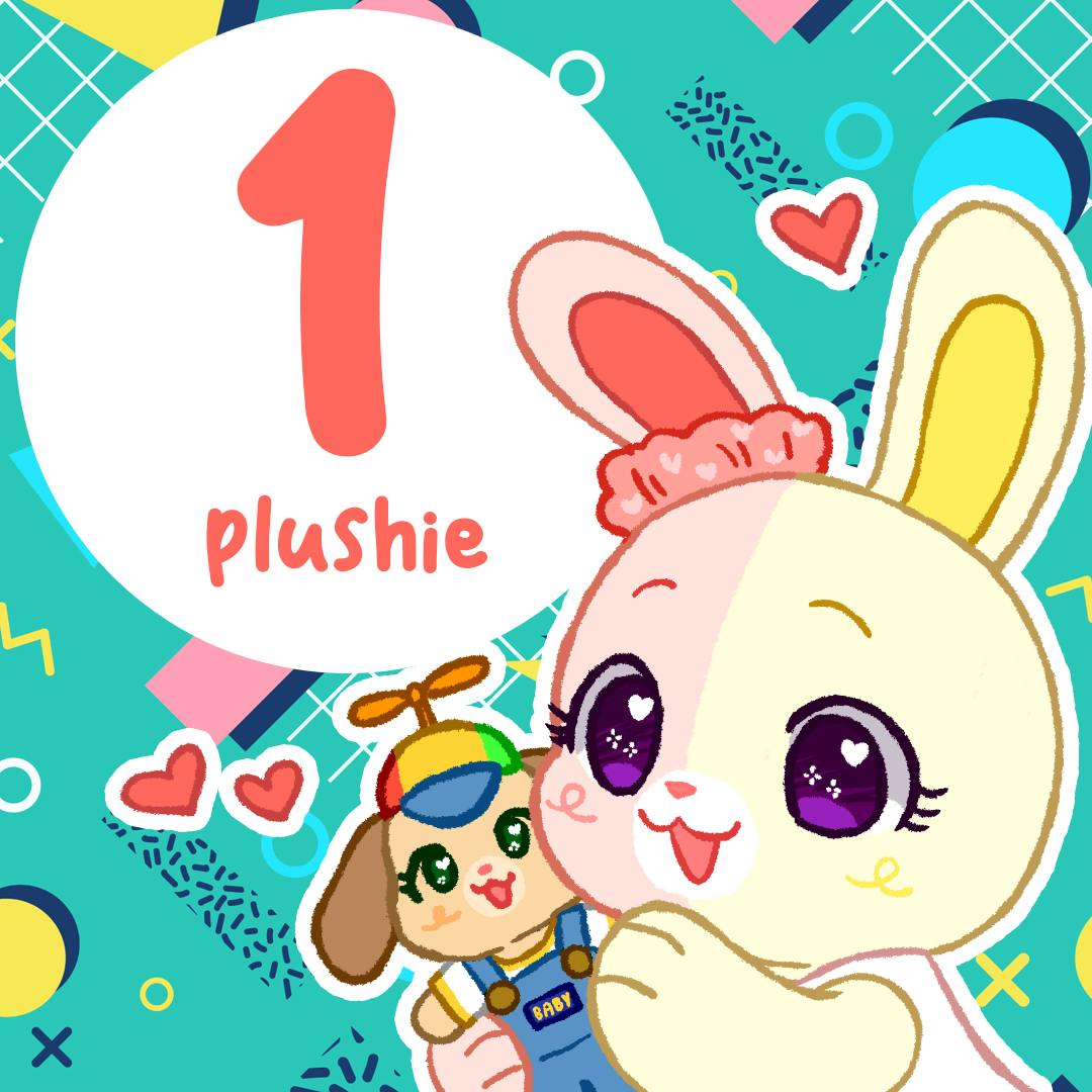 One (1) Very Huggable Softies Plush