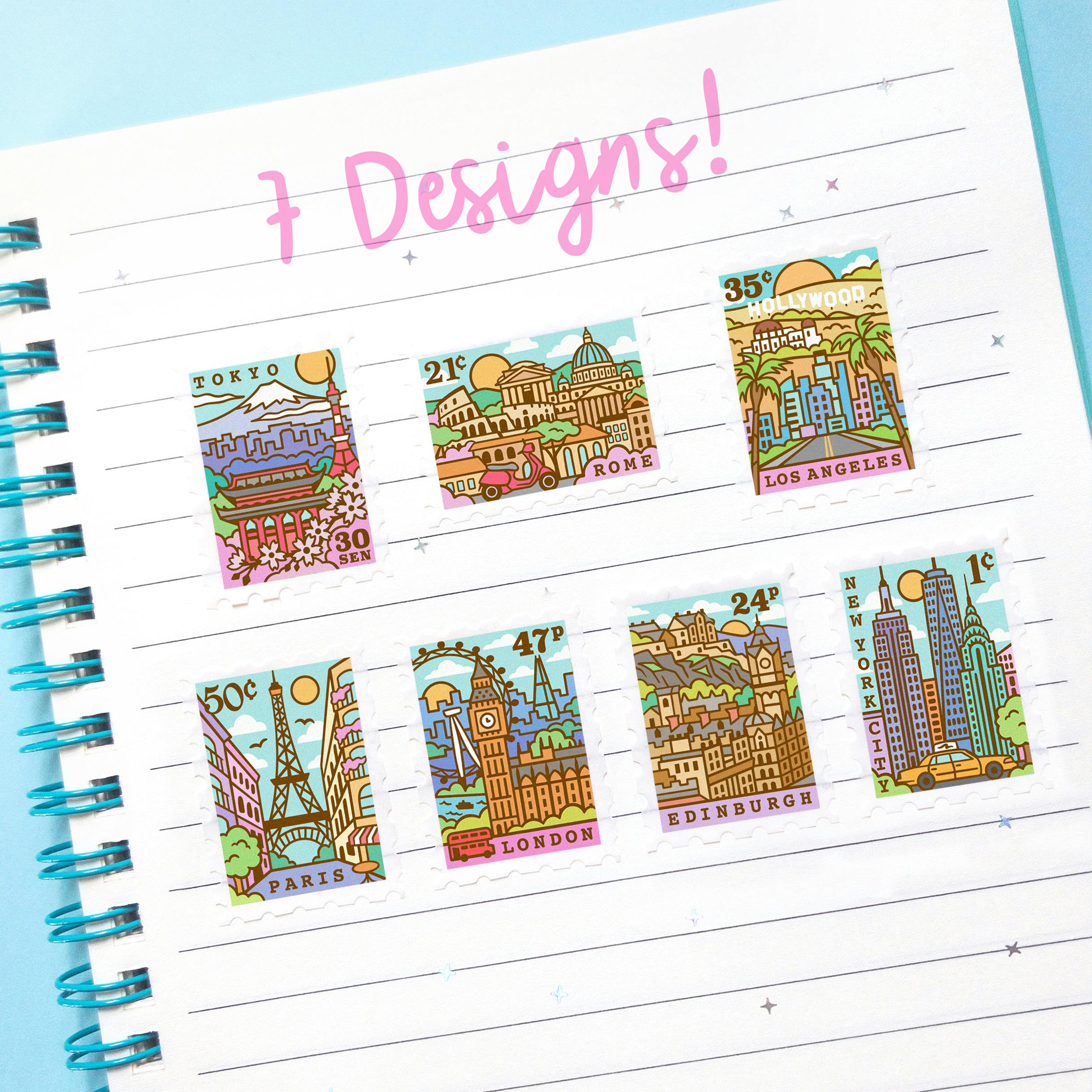 Travel Series Washi Roll - Cities