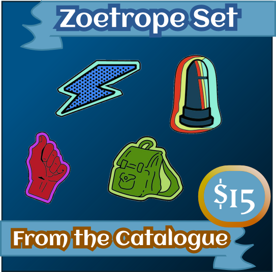 From the Catalogue | ZOETROPE Pin Set