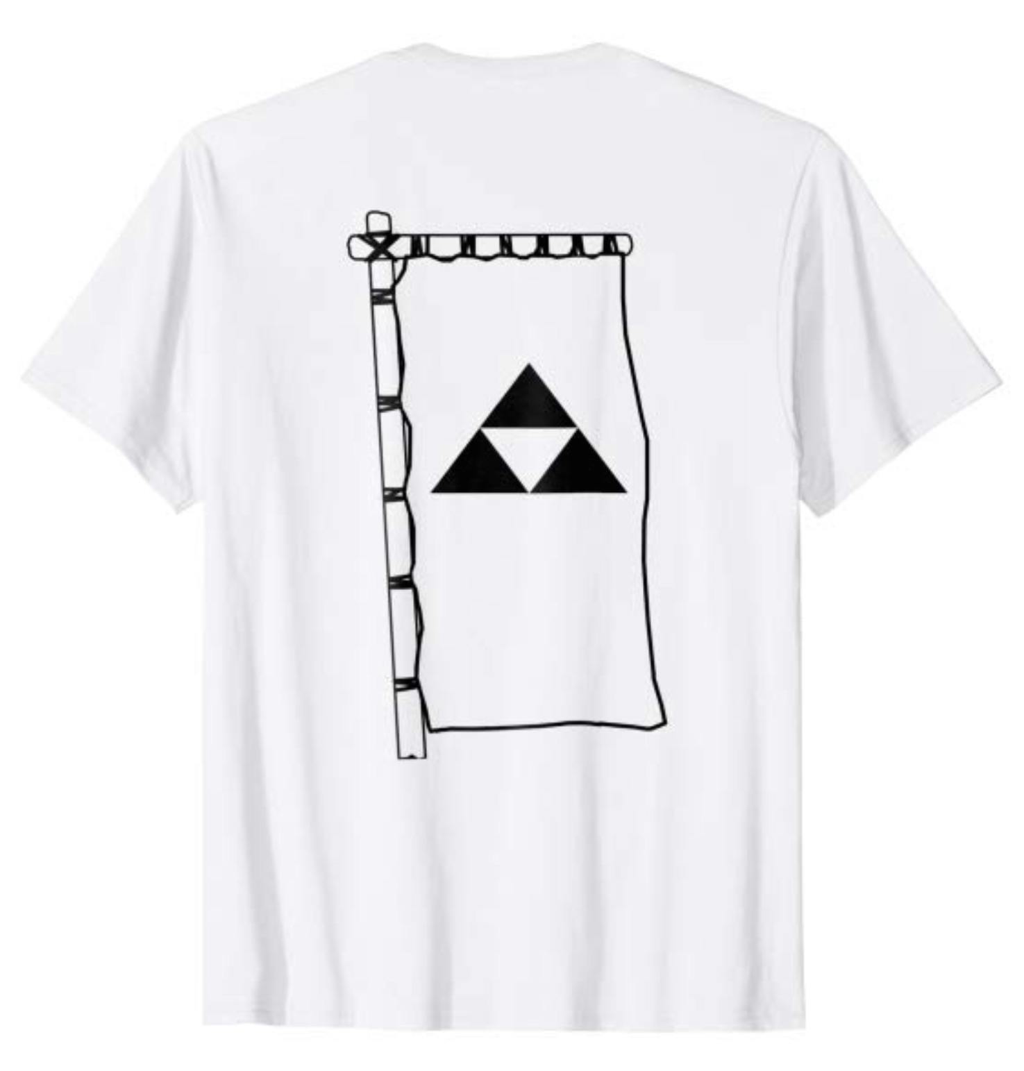 Hojo samurai clan mon/sashimono t-shirt