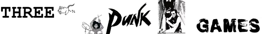  A banner saying "Three Punk Games" 