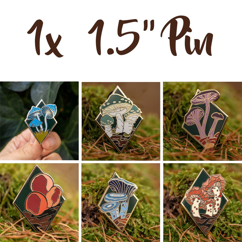 1x Mushroom Pin 