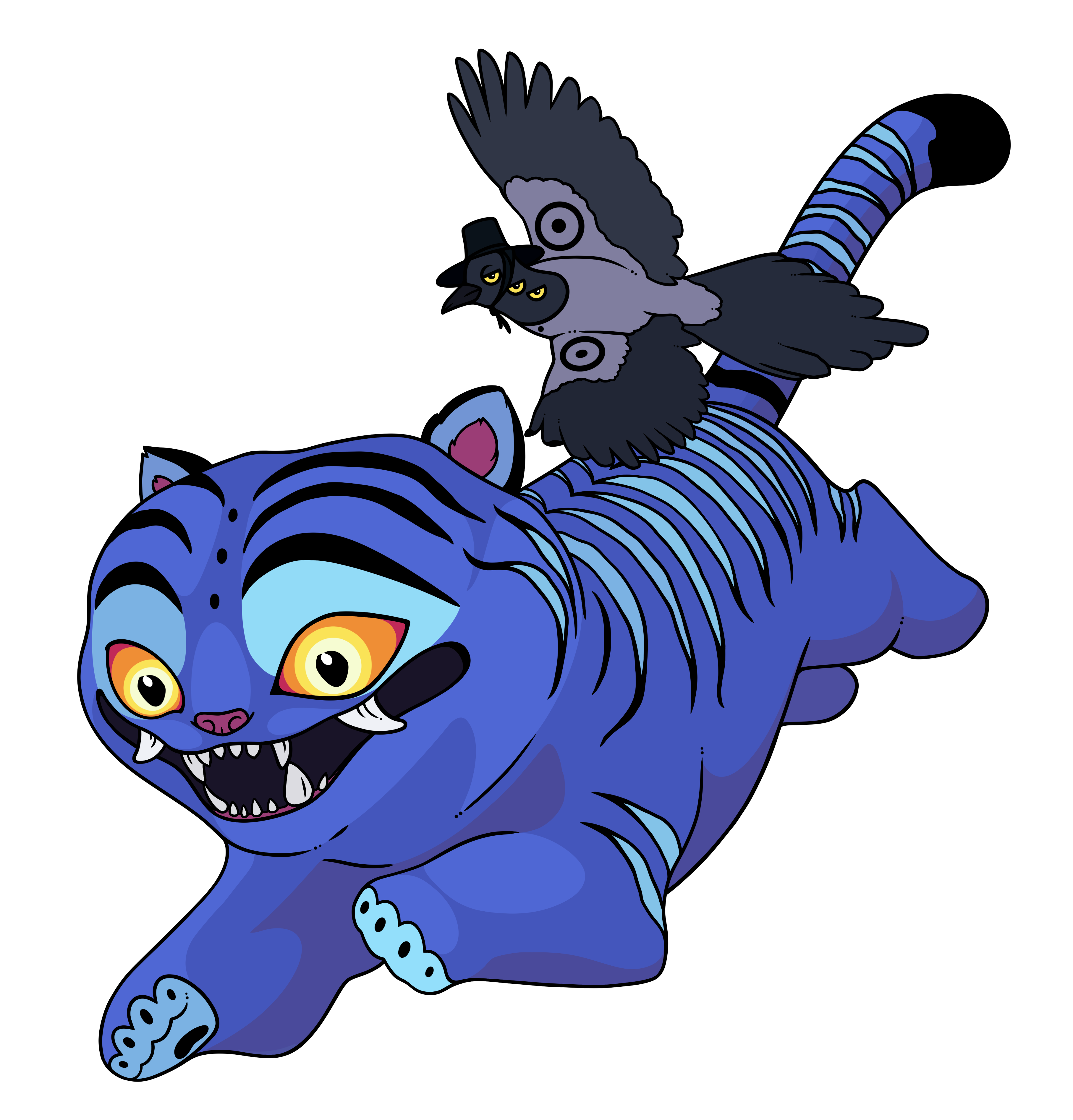 Clumsy Tiger Pin 