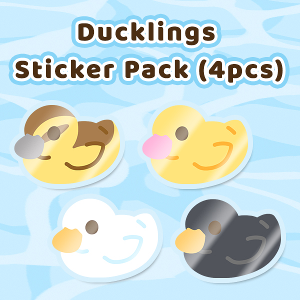 Duckling Sticker Set (4 pcs)