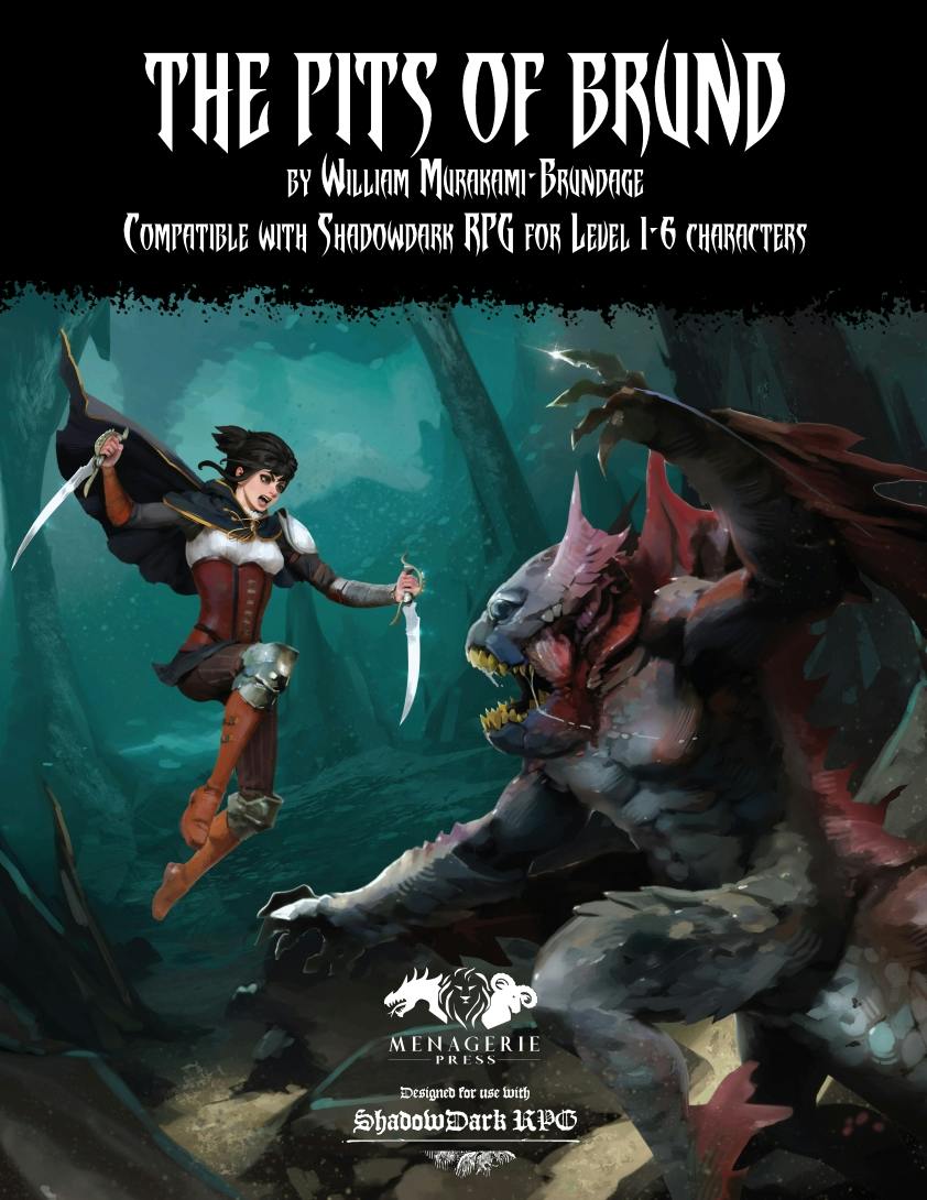 The Pits of Brund for Shadowdark RPG (PDF + Print On Demand)
