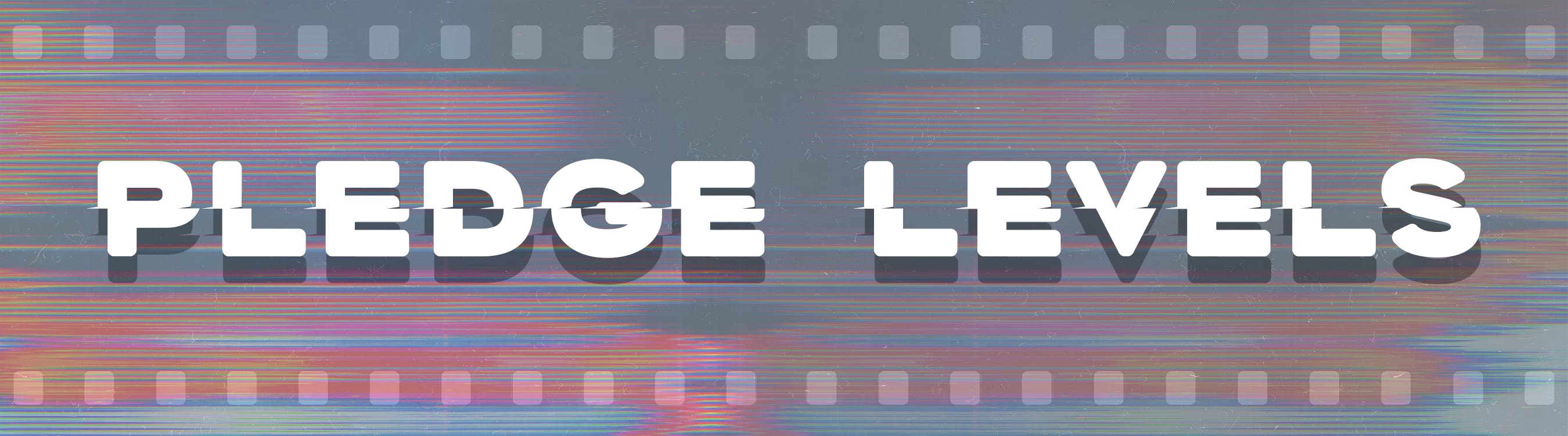 Pledge Levels header