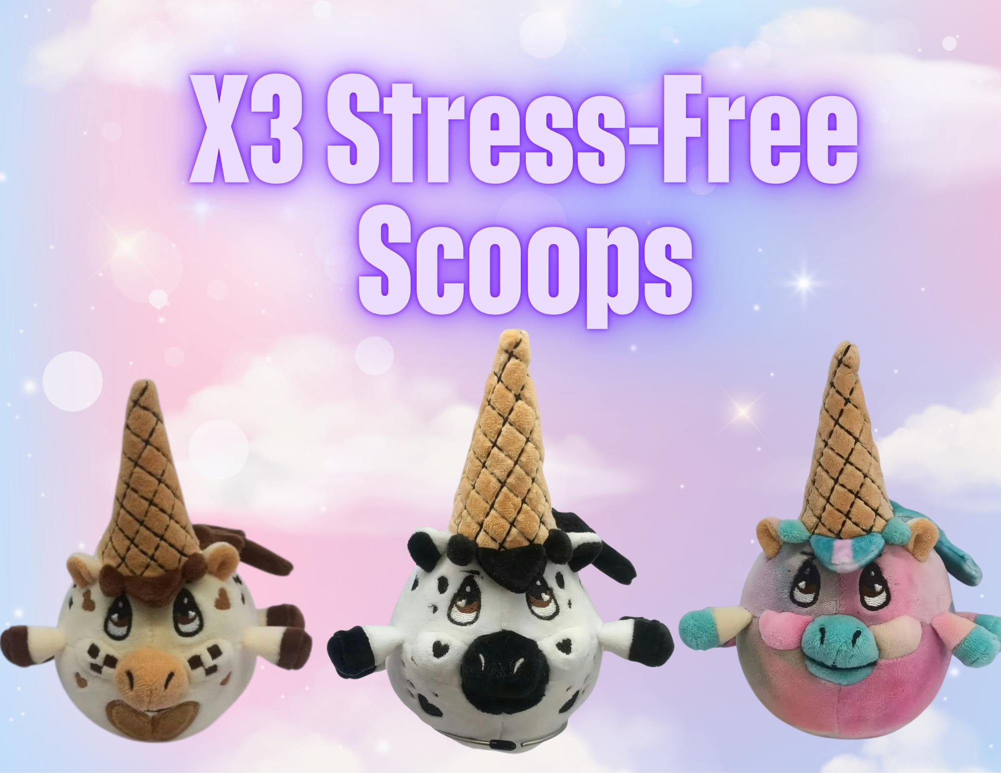 X3 Stress-ball Scoops