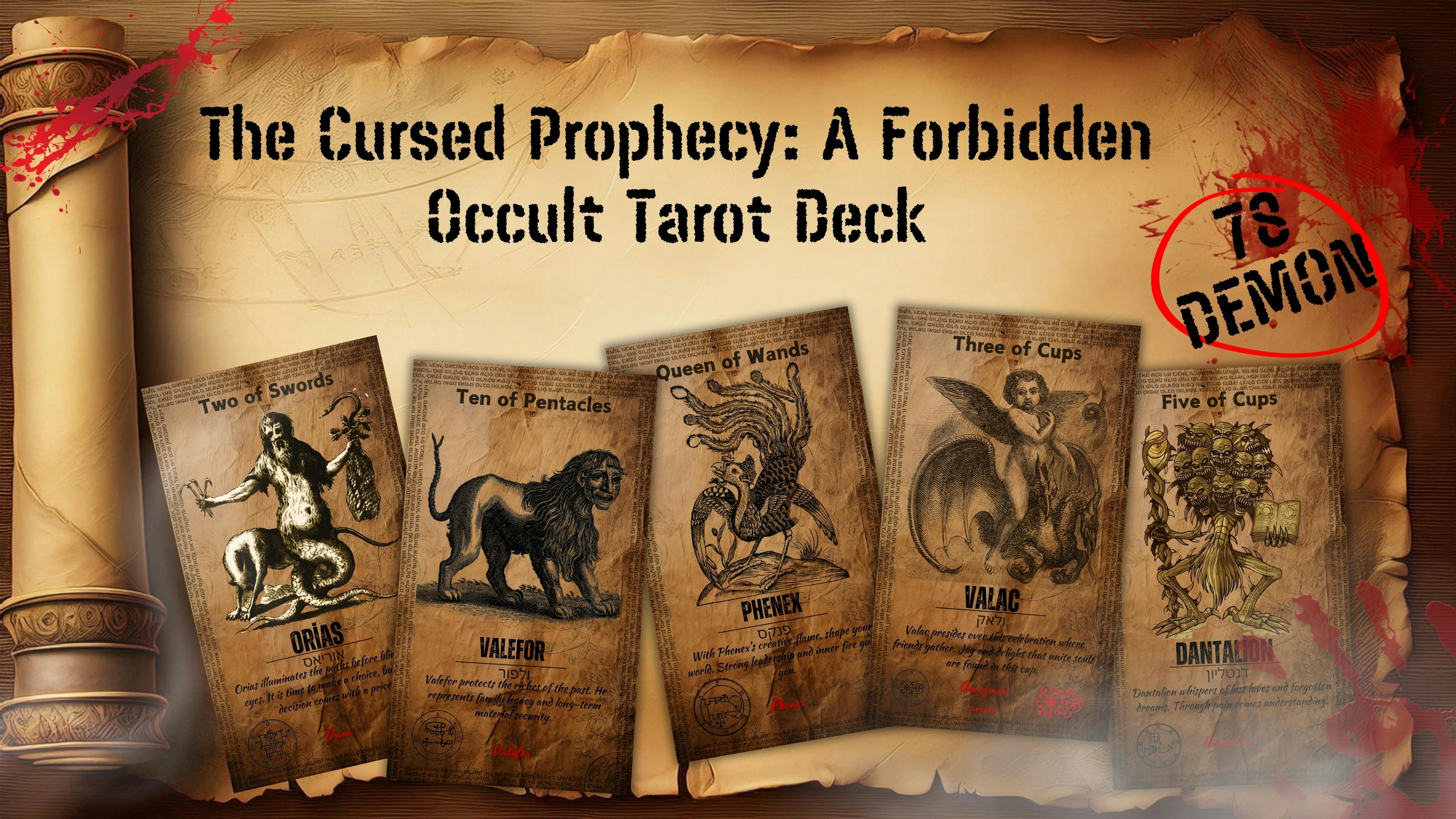 The Cursed Prophecy: A Forbidden Occult Tarot