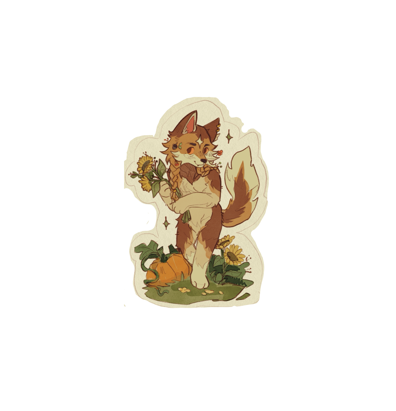 Maple the red fox 2nd sticker