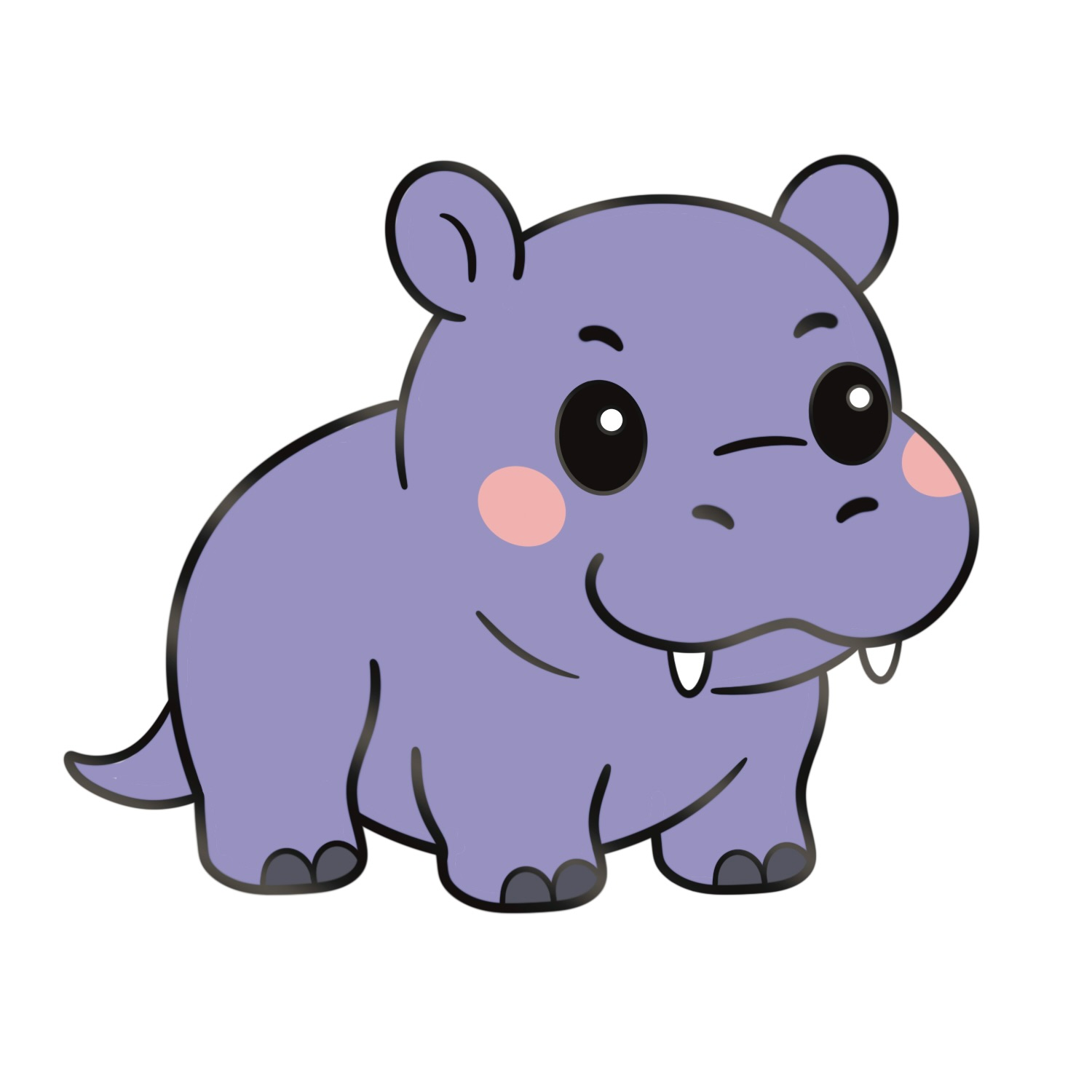 Malagasy Hippo Pin