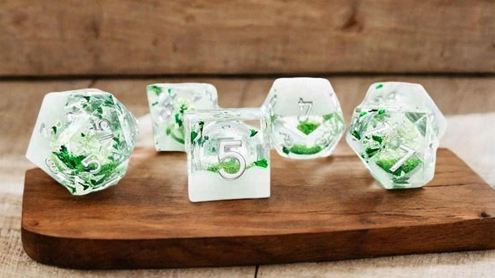 Doloir: Luminara Flow Resin Dice