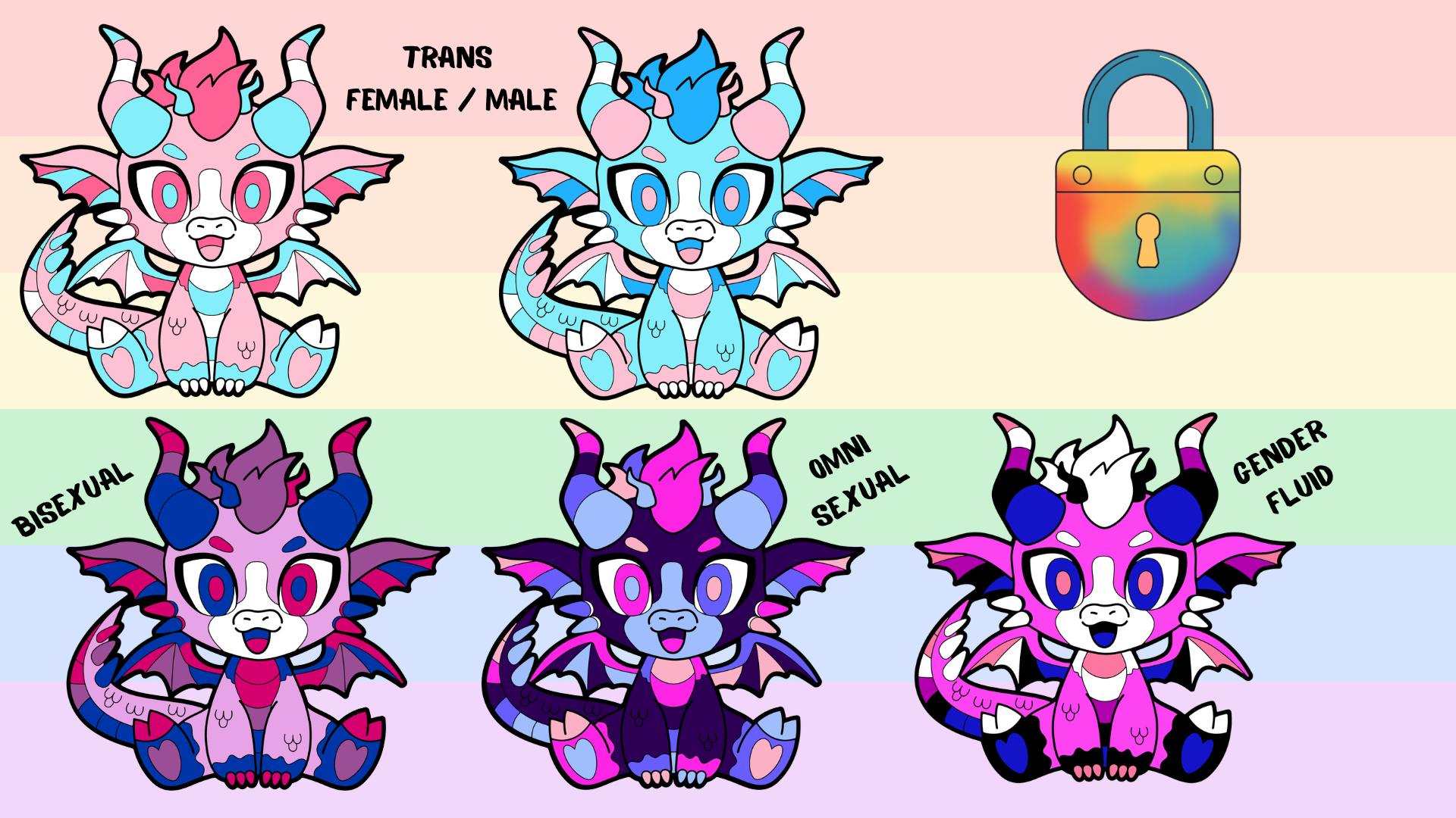 Trans Female / Trans Male / Bisexual / Omnisexual / Genderfluid