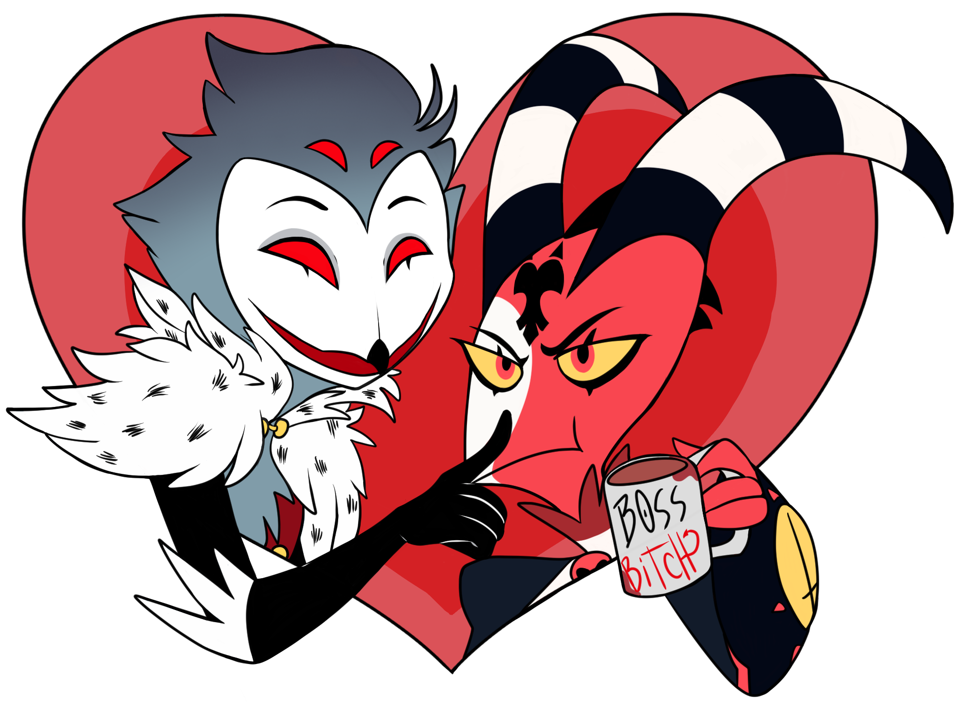 Blitzo X Stolas Standee