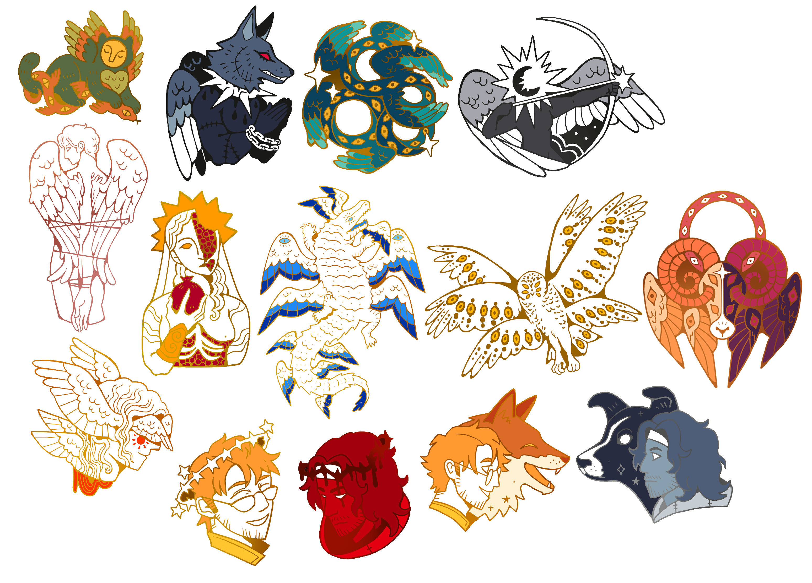 Eldritch Pantheon Project Update: New Pins and Incentives - BackerKit