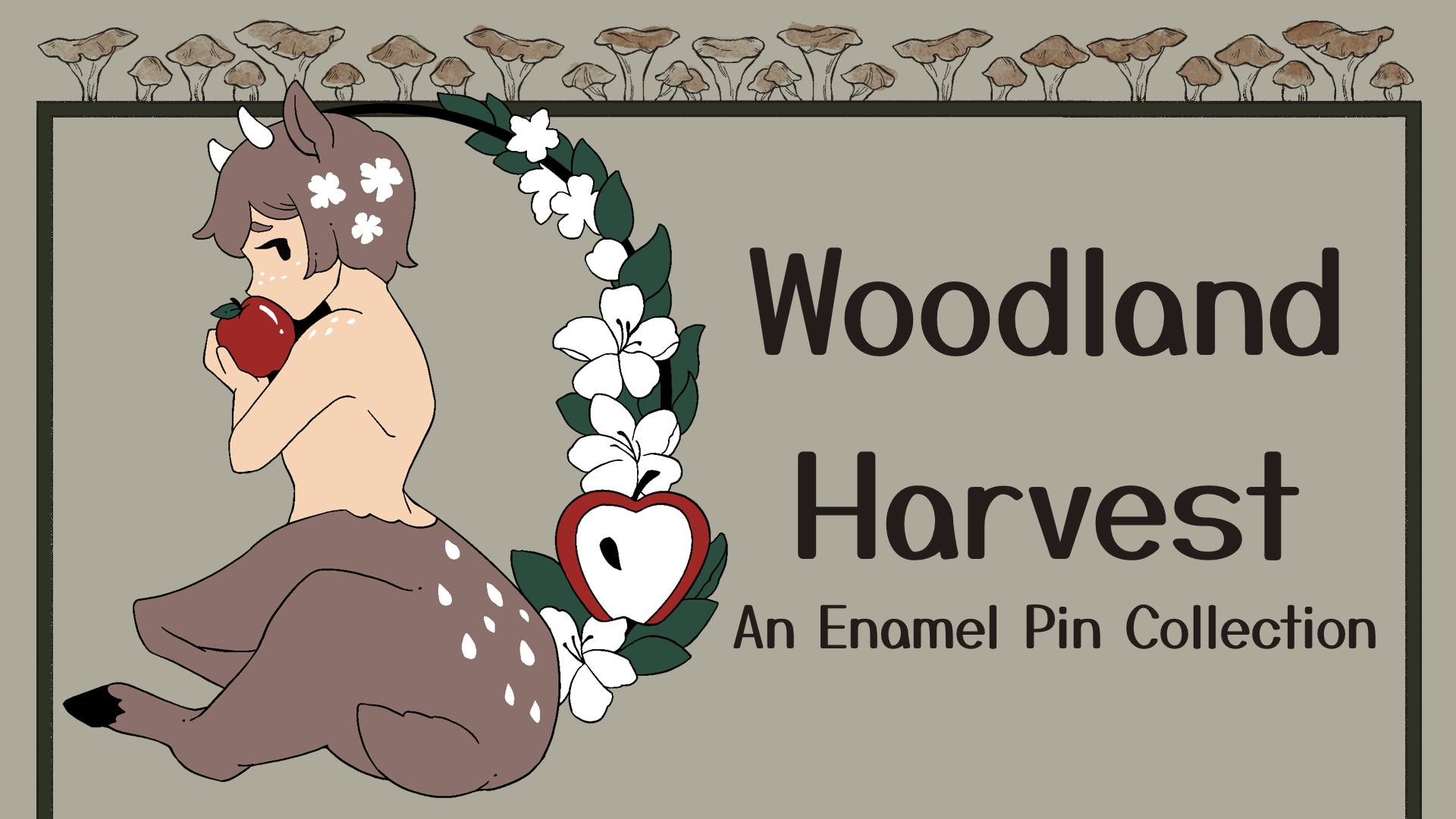Woodland Harvest - Monsterboy Pin Set