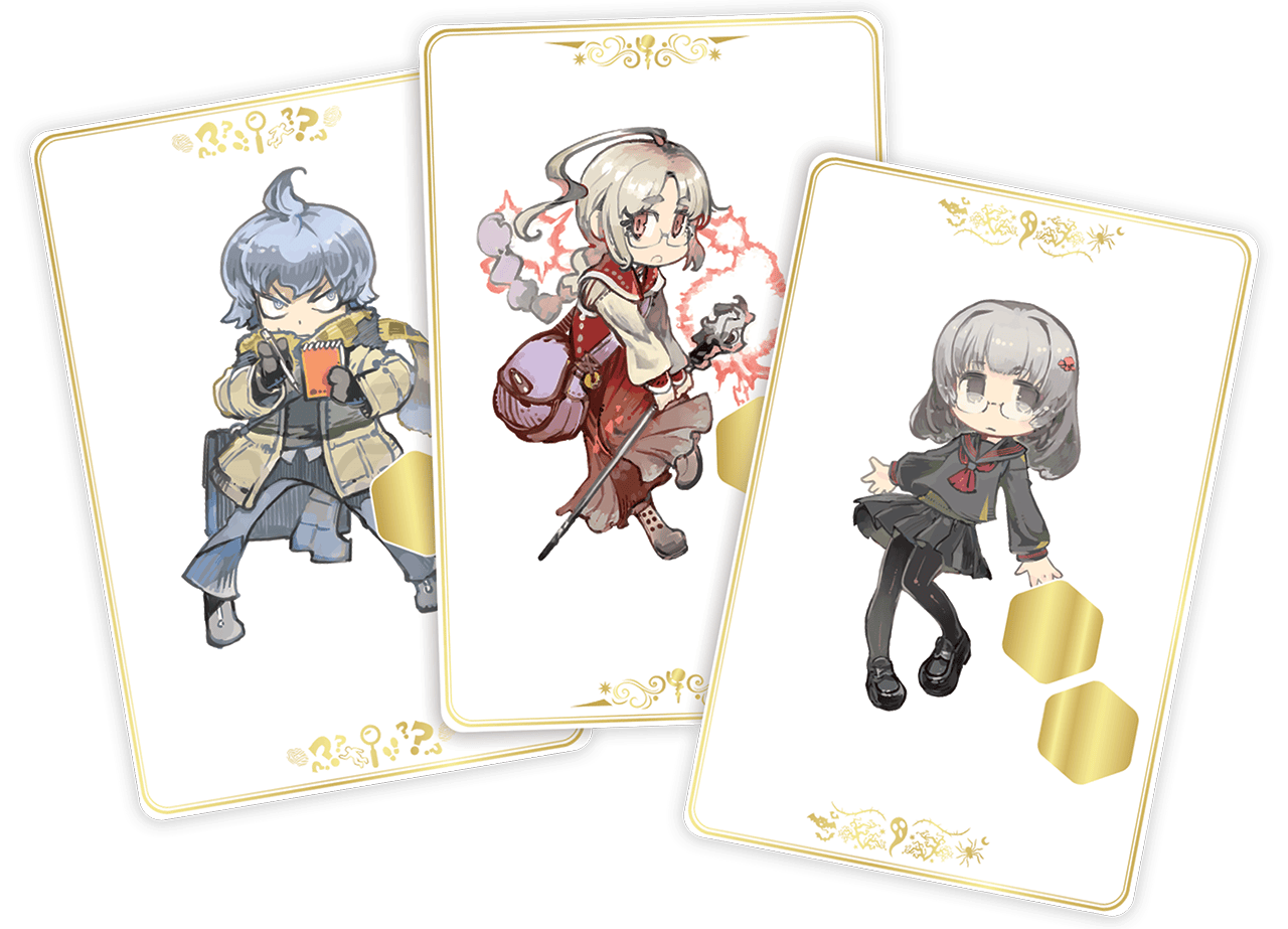 Treasure Box Character cards sample