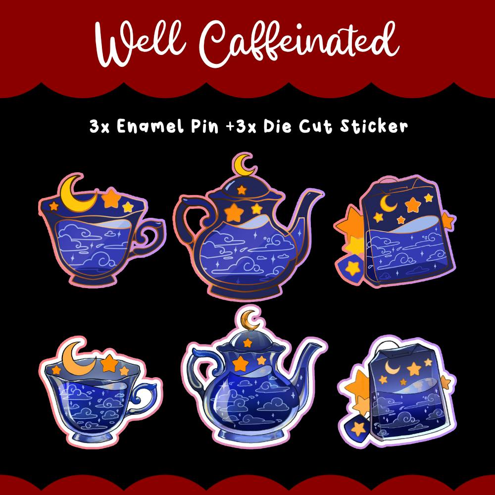 Well Caffeinated: Blue Set