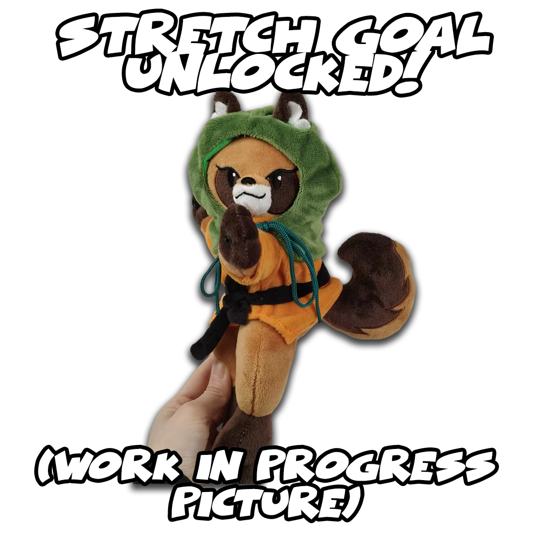 Brown Tanuki Raccoon Plush