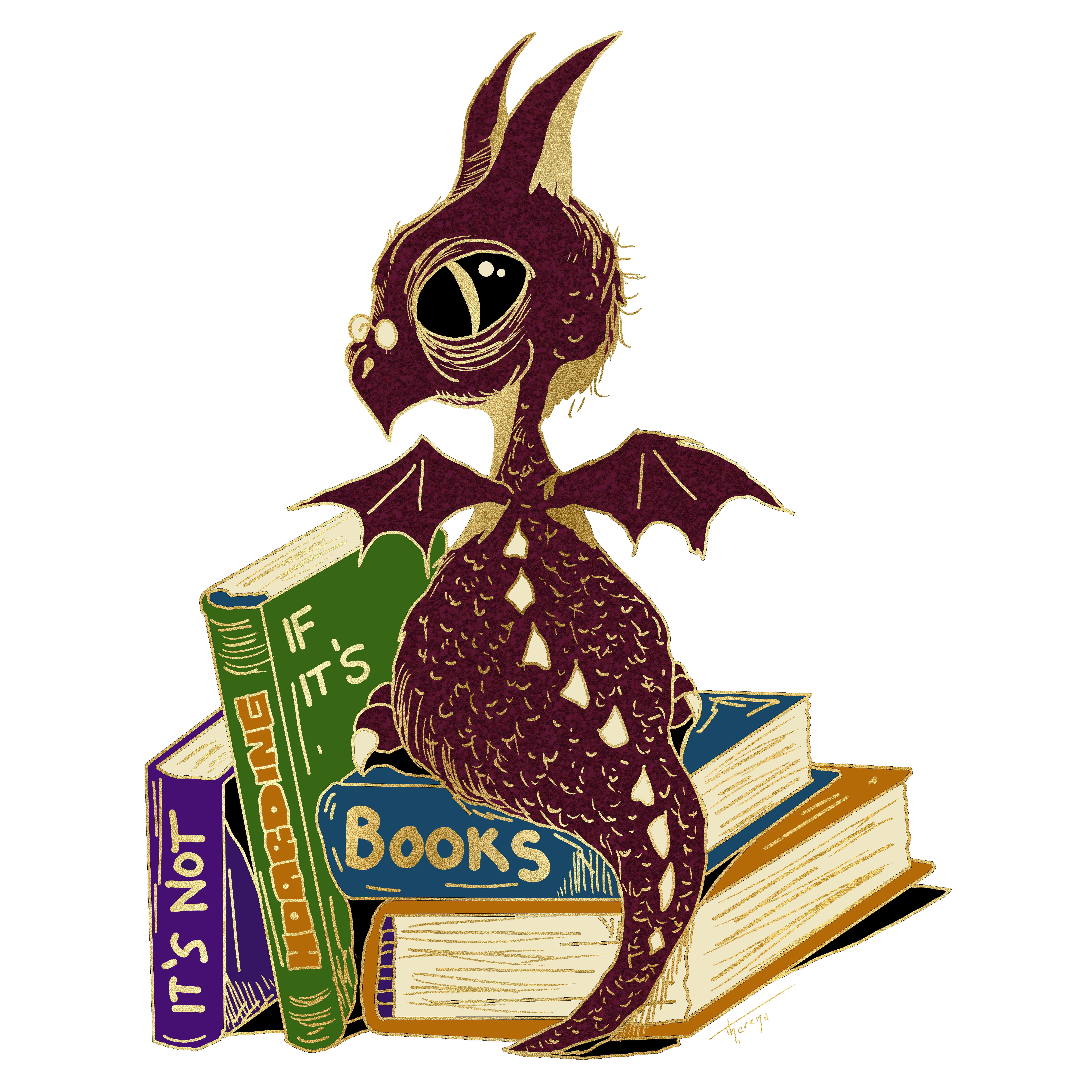 Derpy dragon 3x3 sticker