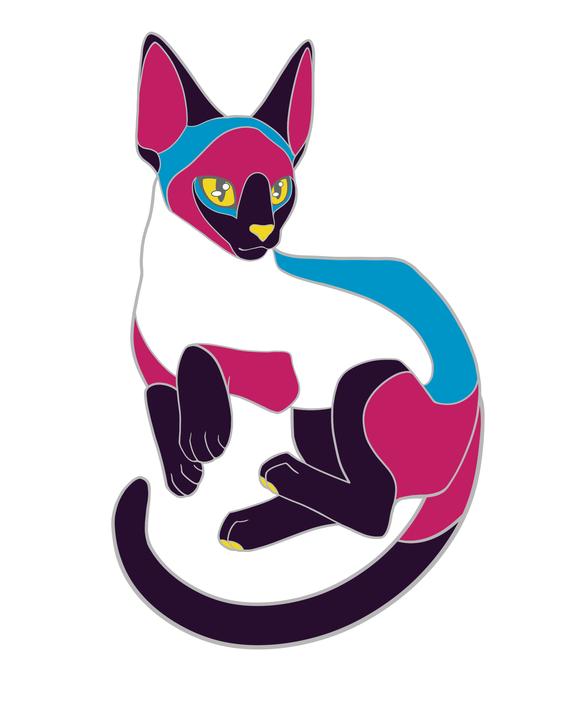 Poly Pride OSH Pin	