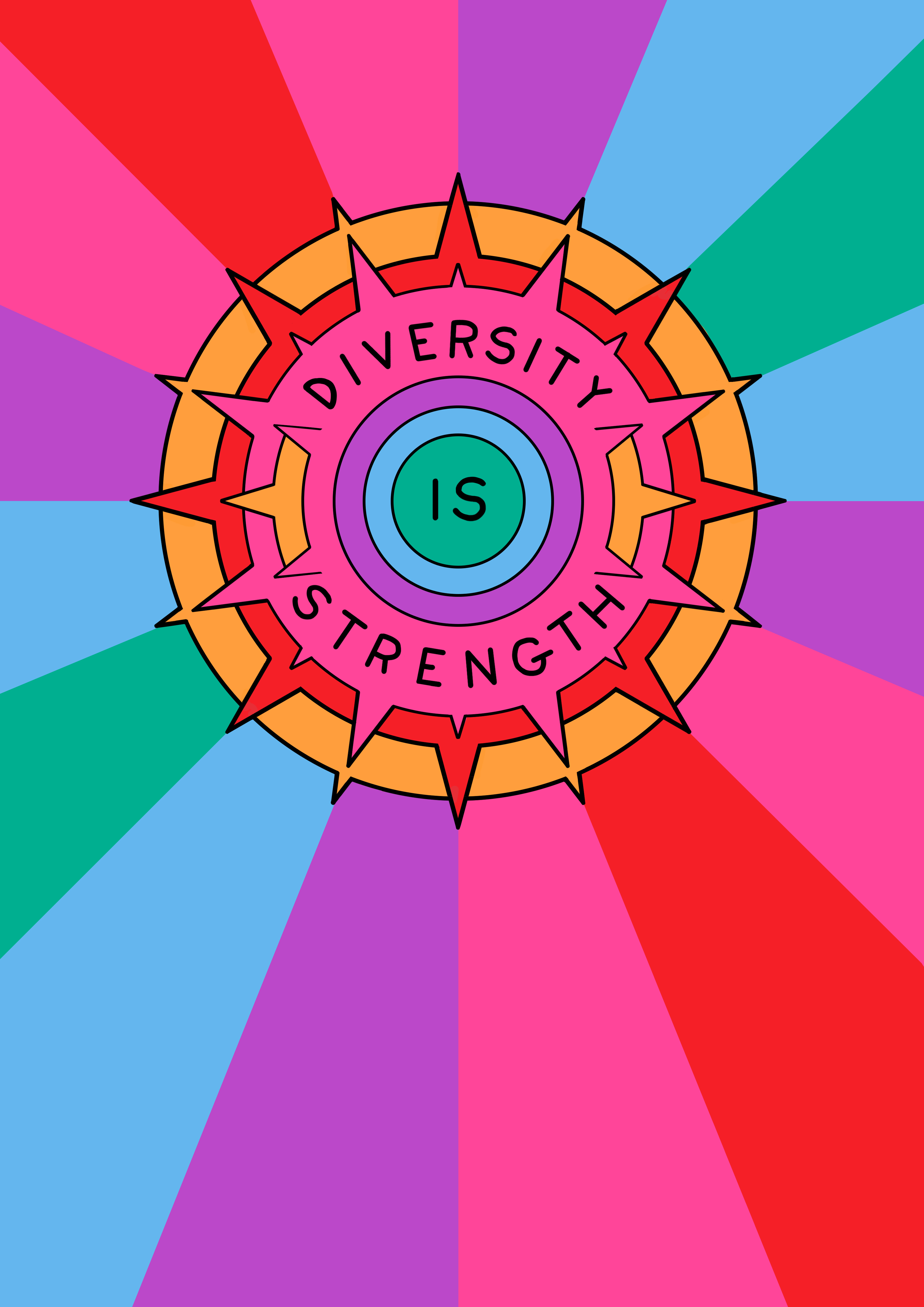 Diversity is Strength print