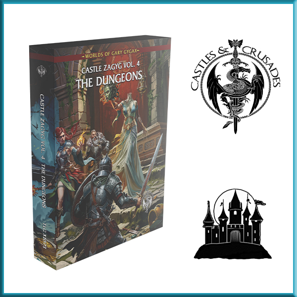 Castle Zagyg Vol 4: The Dungeons Boxed Set (Print)