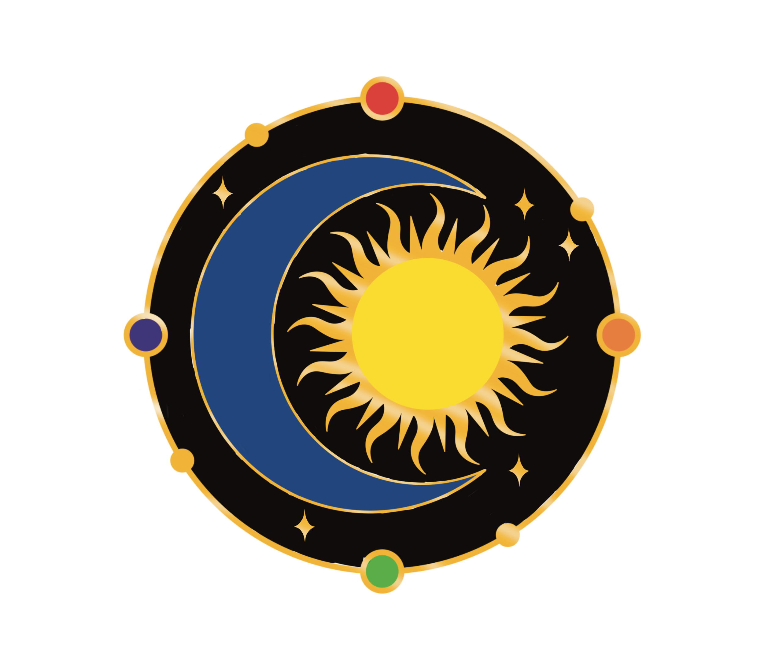 Sun & Moon Pin