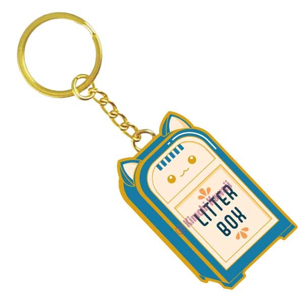 Litter Box Keychain