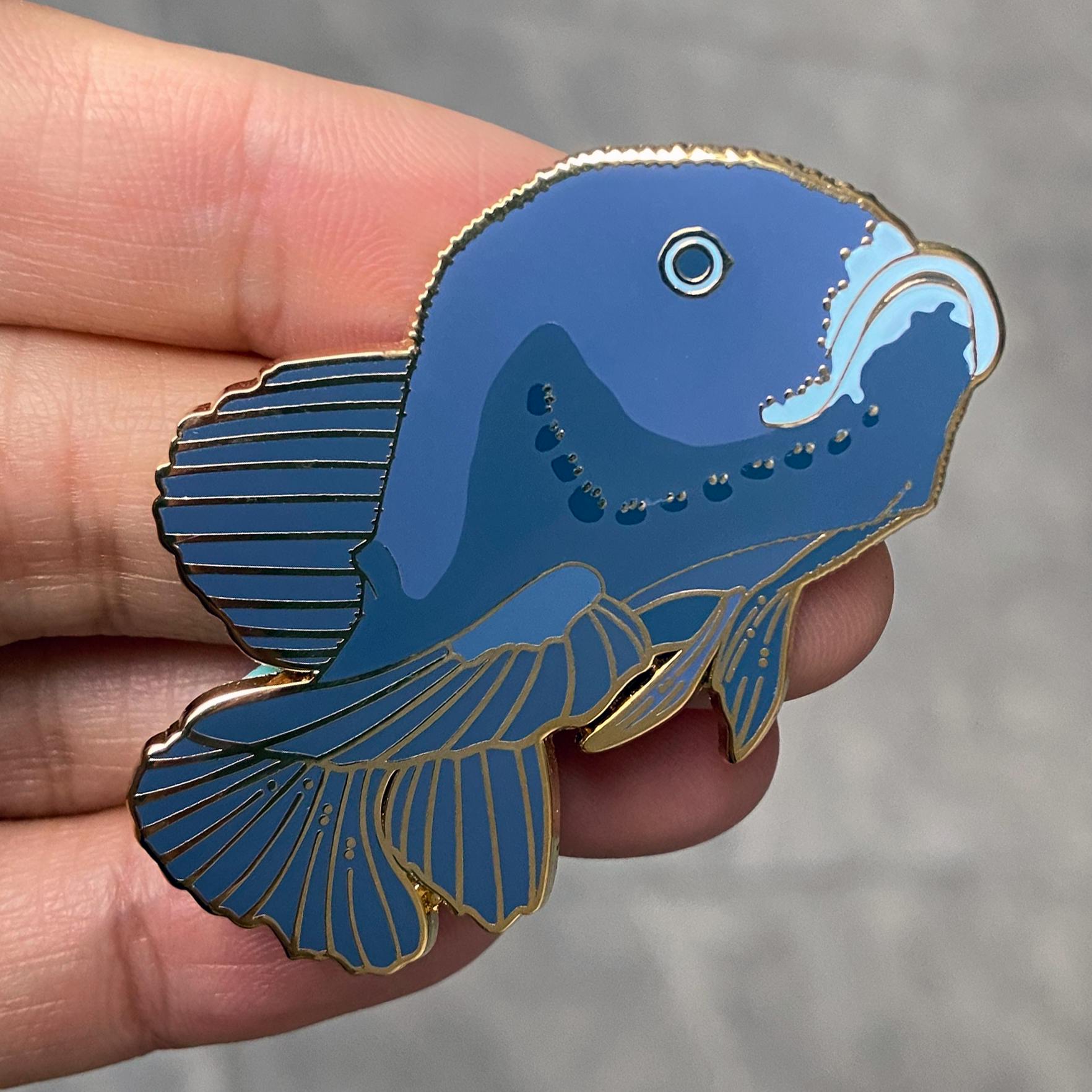 Sea Toad Critter Pin	