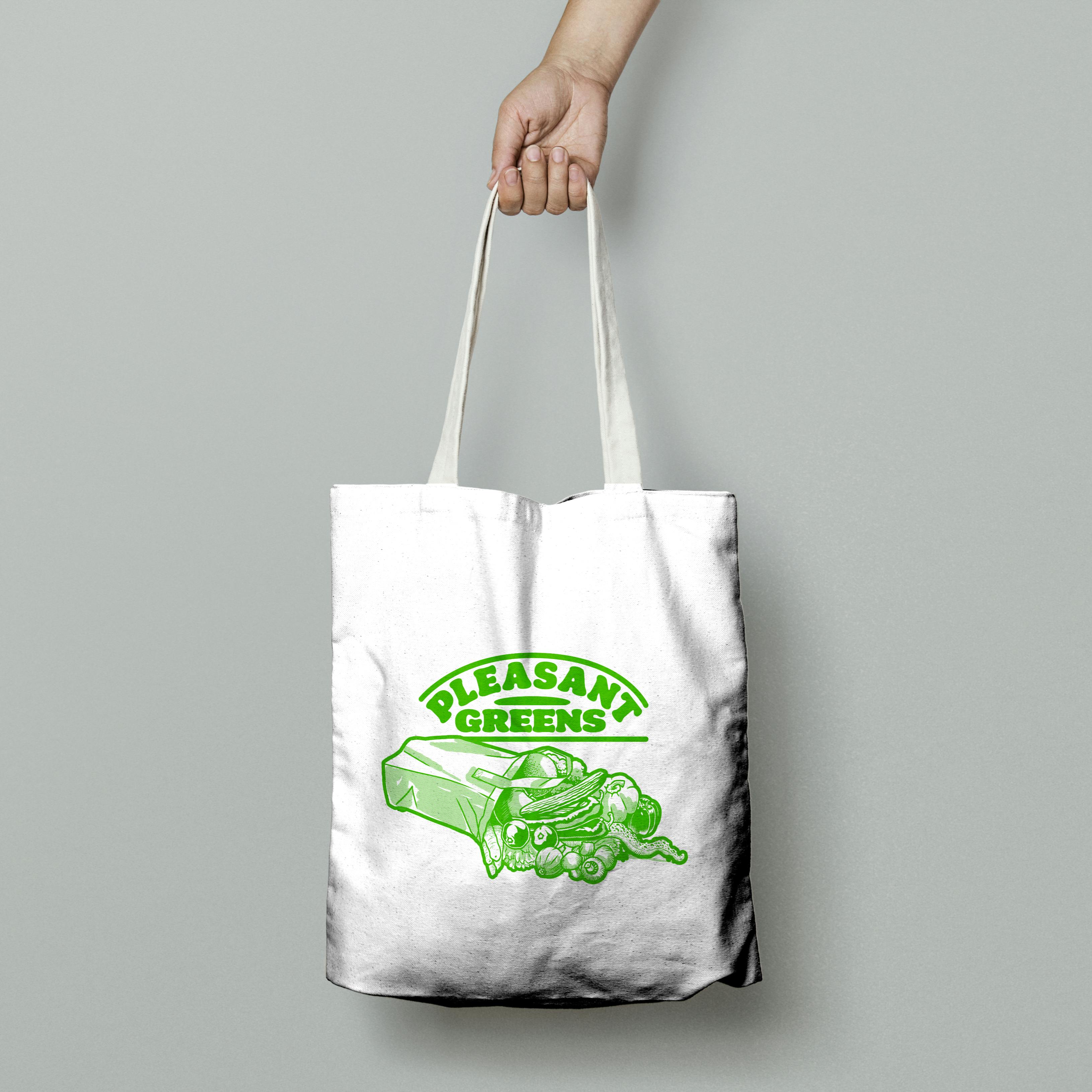 "Pleasant Greens" Tote Bag