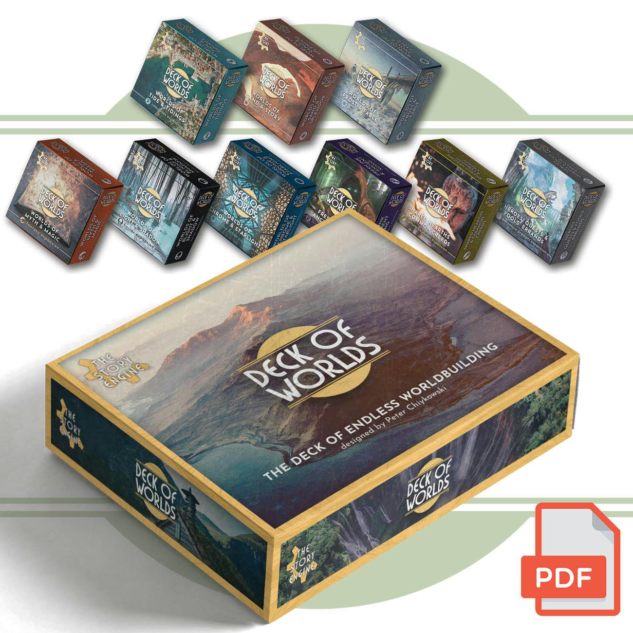 PDF "All-Worlds" Bundle - DECK OF WORLDS