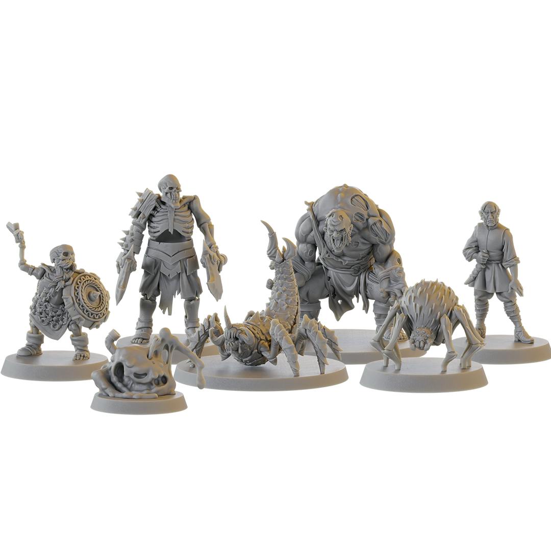 Early Adventure Creature Miniatures (43 figures)